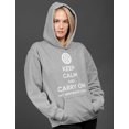 thumbnail image 4 of Tstars Womens Mother's Day Shirts Mother's Day Gift Keep Calm and Carry on My Wayward Son Funny Humor Christmas Mother's Day Birthday Gift Idea for Women Hoodie, 4 of 7