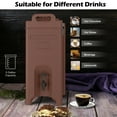 thumbnail image 4 of Costway 3 PCS Insulated Beverage Server/Dispenser 5 Gallon Hot & Cold Drinks with Handles Coffee, 4 of 9