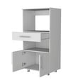 thumbnail image 4 of Newboti Furniture White Pantry Cabinet Microwave Stand 29148, 4 of 6