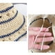 thumbnail image 3 of Sombrero de paja para mujer, sombrero de pescador tejido, sombrero de playa, gorra plegable, gorras de verano, 3 of 6