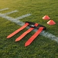 thumbnail image 3 of kowaku Flag Football Set 2-Team Colors Football Flag Belt Kit Durable Material for Adults, Beginners, PE Class, Backyard Activities, Outdoor Activities, 3 of 9