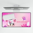 thumbnail image 4 of Faith Love Hope Alaskan Malamute Breast Cancer Awareness Survivor Desk Mat Full Keyboard Mouse Pad Alaska Mal Dog Lovers Gifts Large Mousepad - 02017, 4 of 5