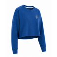 thumbnail image 3 of Sudadera Crop Top NFL para Mujer Manga Larga y Cuello Redondo Dallas Azul Talla EG, 3 of 4