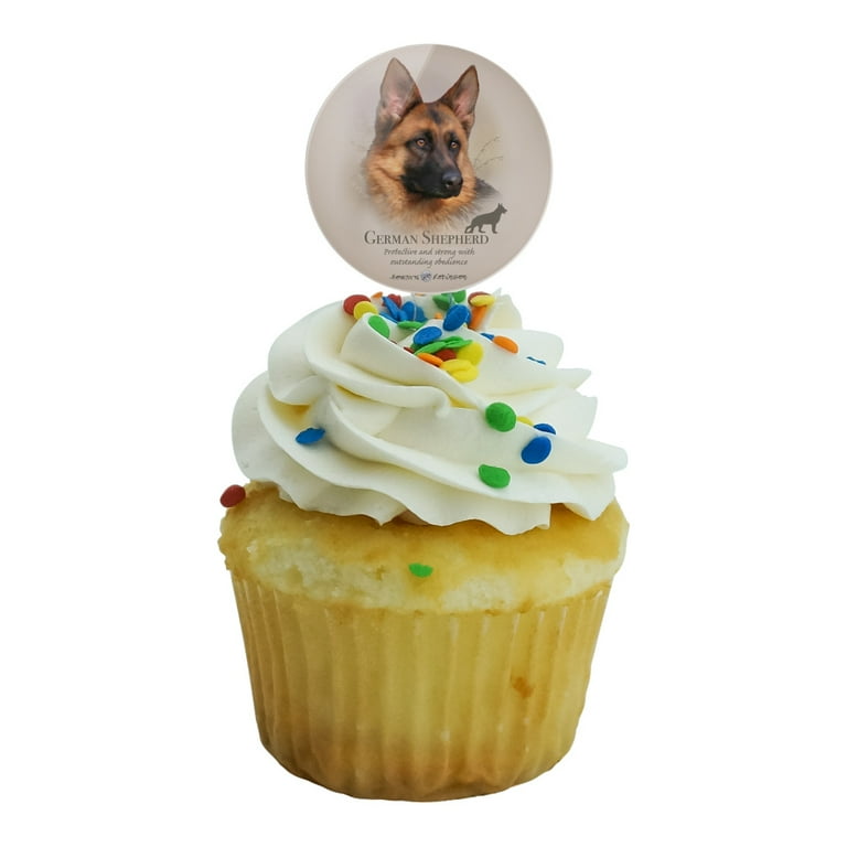 German shepherd clearance cupcakes