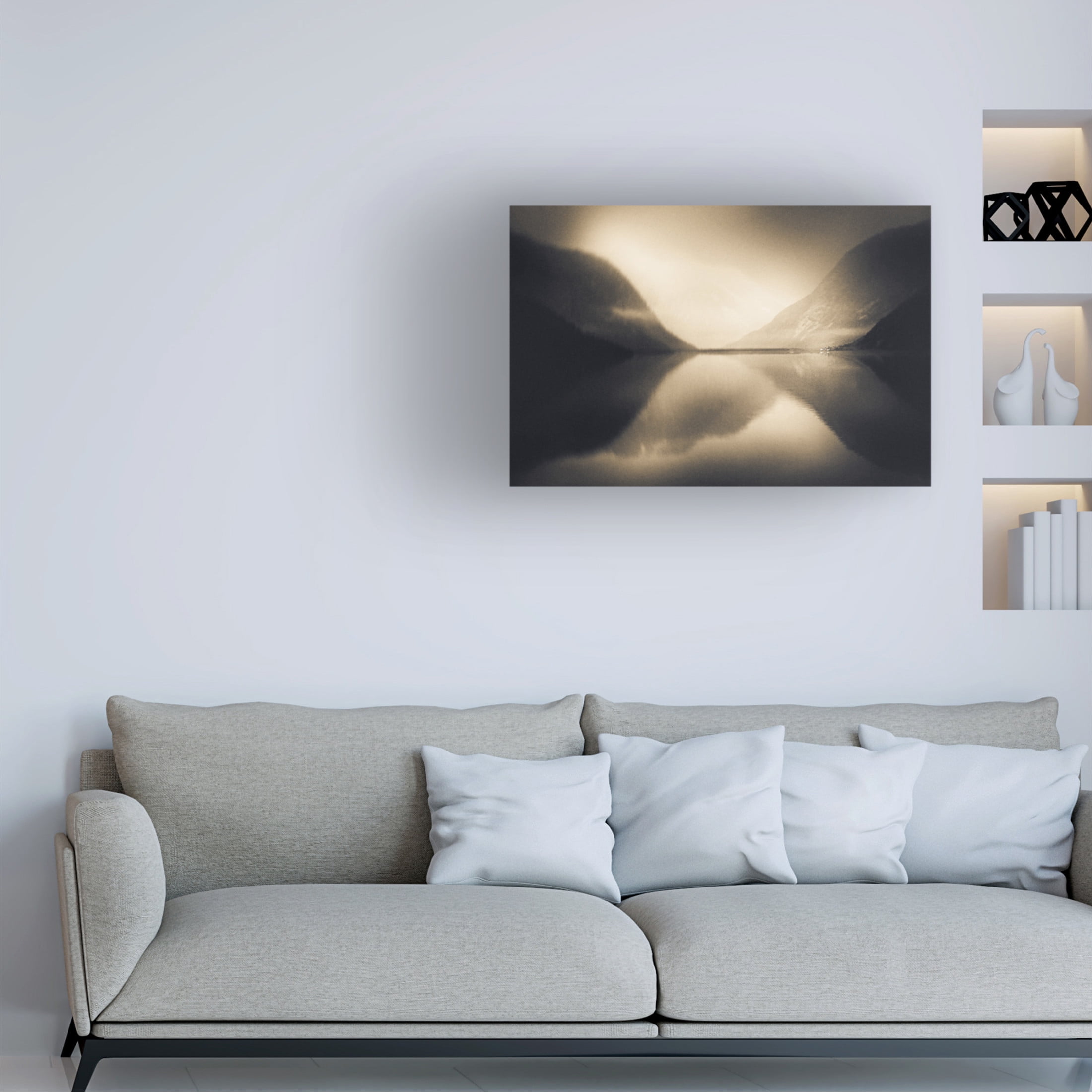 Canvas Wall Art - Katarina Holmstrom 'Glow In The Dark' Wall Art for Living Room, Bedroom, or Office Décor by Trademark Fine Art - 24 x 16 Inches