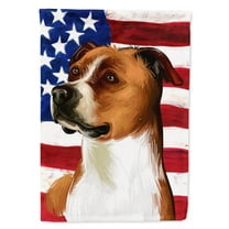 Carolines Treasures CK6512GF English Foxhound Dog American Garden Size outdoor-flags, Multicolor