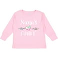 thumbnail image 3 of Inktastic Nana's Favorite- Heart Grandchild Boys or Girls Long Sleeve Toddler T-Shirt, 3 of 5