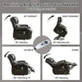 BTMWAY Lift Chairs for Elderly, Electric Power Lift Recliner with Heat Therapy and Massage