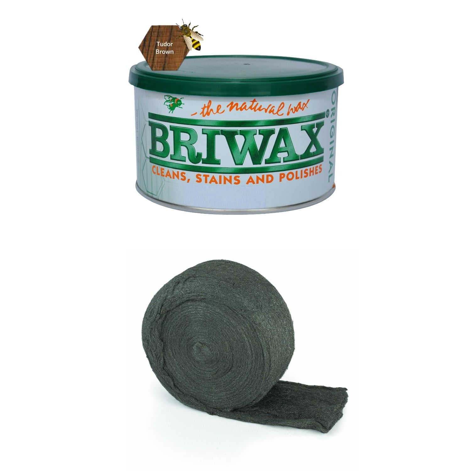  Customer reviews: Briwax (Tudor Brown) Furniture Wax Polish,  Cleans, stains, and polishes