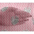 thumbnail image 5 of oneOone Viscose Chiffon Peach Fabric Abstract Block Fabric For Sewing Printed Craft Fabric By The Yard 42 Inch Wide, 5 of 5
