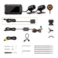 thumbnail image 1 of Dual 1080P Full HD Motorcycle Dashcam 3 Inch Waterproof IP67 Camera Motorcycle DVR Dash Cam Black GPS Box ,Clear Images, 1 of 7
