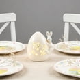 thumbnail image 1 of Weloille Ceramic Rabbit Night Light 1 Piece, Cute Bedroom Creative Hollow Night Light, Soft Glow for Relaxing Sleep Environment, 1 of 5