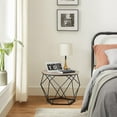 thumbnail image 3 of Boutique Home Modern Geometric Design Round Coffee Accent Tables, Set of 2 Side Tables, 3 of 7