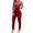 Wine, variant on Wyzesi Women's Jumpsuits Rompers Women's Fashion Lapelneck Shiny Bronzing Mesh Rompers Long Sleeve Splice Zipper Long Jumpsuit White Jumpsuit Woman Bodycon Womens Jumpsuits Dressy