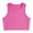 Hot Pink, variant on FASHOFT Toddler Girl Shirts Sporty Solid Color Cropped Sleeveless Top Elastic Comfy Summer Outdoor Leisure Daily Casual Youth Wear Toddler Girl Summer Tops Black 3-6 Years