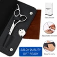 thumbnail image 7 of 6.5" Professional Hair Scissors, Japanese Stainless Steel Razor Edge Shears, Adjustable Tension Screw, for Home & Salon Use, 7 of 7