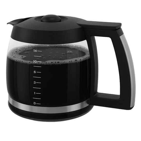 Jarra de repuesto de 14 tazas compatible con cafeteras Cuisinart: DCC-2200, DCC-2600, DCC-2800, DCC-3200, DCC 3200P1 Modelo# DCC-2200RC