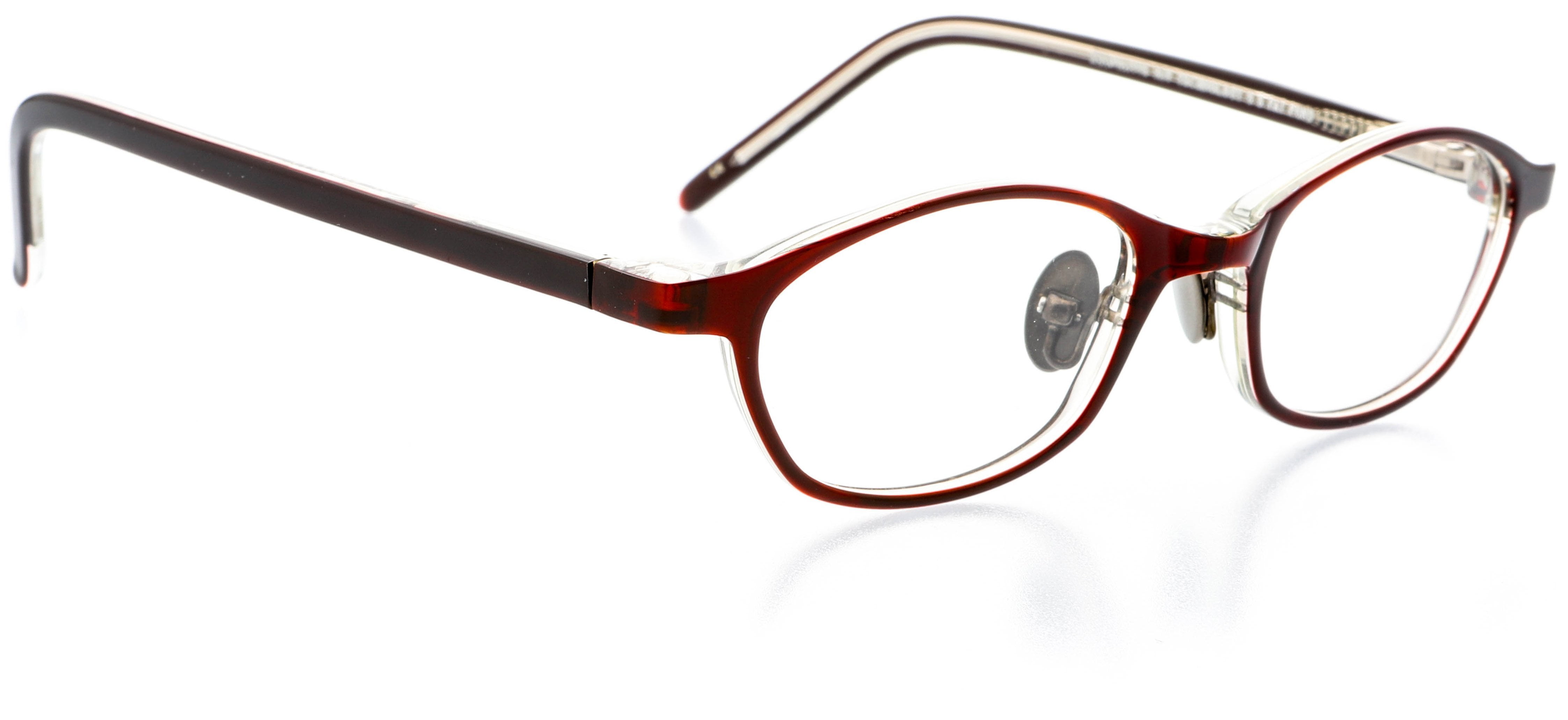 Optical Eyewear Oval Shape, Plastic Full Rim Frame Prescription