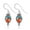 Multi-color, variant on Turquoise Dangle Earrings - Western Dangling Earrings
 in 925 Sterling Silver for Women - Handmade Orange Spiny Oyster Southwestern Drop Earrings Jewelry Birthday Gifts for Women