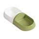 thumbnail image 2 of Tazón doble jinwen para gatos comedero desmontable blanco y verde, 2 of 8