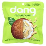 (24 pack) Dang - Toasted Coconut Chips - Original Recipe - Case Of 24 - .7 Oz.