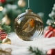 thumbnail image 4 of Herunwer Winter Birds Christmas Glass Bauble Collection, Nature’s Birds Crystal Glass Ornament, Cute Hummingbird Christmas Tree Ornaments, 4 of 6