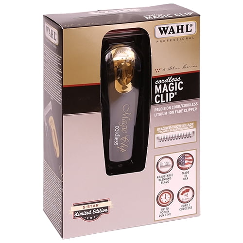 wahl 5 star edition cordless magic clip