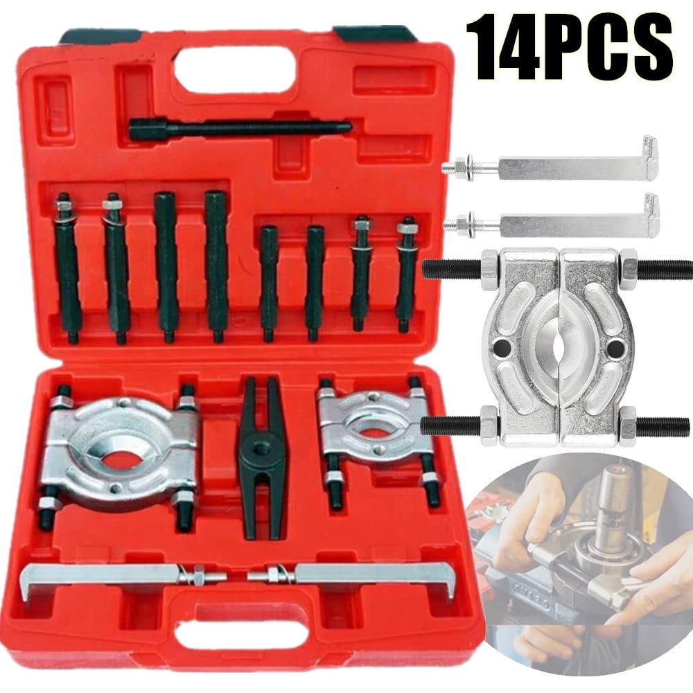 14PCS Bearing Separator Puller Set 2" and 3" Splitters Remove Bearings