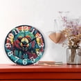 thumbnail image 2 of Bear Houses 10 inch Wall Clocks Non Ticking Easy to Read Battery Decorative for Home Bathroom Kitchen Bedroom Living Room, 2 of 8