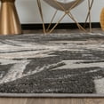 thumbnail image 4 of World Rug Gallery Floral Leaves Indoor/Outdoor Area Rug - Gray 5' x 7', 4 of 9