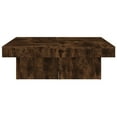 thumbnail image 4 of vidaXL Coffee Table Smoked Oak 90x90x28 cm Engineered Wood, 4 of 5