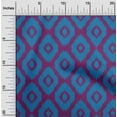 thumbnail image 2 of oneOone Cotton Cambric Blue Fabric Asian Ikat Sewing Craft Projects Fabric Prints By Yard 56 Inch Wide, 2 of 4