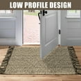 thumbnail image 4 of SUNDEREY 2'x3' Washable Bedroom Rug,2x3ft Bohemian Entryway Rug Front Door Mat Cotton Reversible Kitchen Mat Indoor Throw Rug Farmhouse Carpet for Foyer Front Porch Decor,Black, 4 of 7