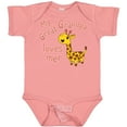 thumbnail image 3 of Inktastic My Great Grandpa Loves Me- Cute Giraffe Boys or Girls Baby Bodysuit, 3 of 5