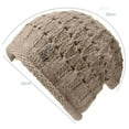 thumbnail image 3 of Tanhomme Winter Knitted Hat Knit Warm Cap Women Knitted Hat Winter Cycling Windproof Warm Cap Winter Hats Warm Winter Plain Knit Hat, 3 of 4