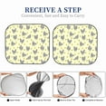 thumbnail image 4 of Lsque Funny Chicken 2 PCS Windshield Sun Shade | CarFoldable Window Covers | Car Accessories Reflect UV for Universal Cars SUV Truck | Medium, 4 of 7