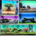 thumbnail image 4 of Blue White Gradient Aquarium Background Stickers - Fish Tank Reptile Terrarium Decor (Multiple sizes), 4 of 4