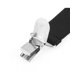 thumbnail image 3 of INSPIRE CHIC Clip de metal en forma de Y ajustable tirantes negro talla única, 3 of 5