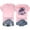 Pink, variant on T Shirts for Women Hawaii Print Short Sleeve Vacation Basic Tees 2026 Crew Neck Lightweight Casual Going Out Tops