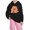 Black, variant on Toddler Girl Graphic Hoodie Cute Print Pullover Lightweight Long Sleeve Loose Fit Casual Outerwear Pullovers Tops Size 4-5T ,White