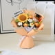thumbnail image 3 of Muñeca de ganchillo con ramo de graduación de girasol – Set regalo de flores de lana tejida hechas a mano para graduados, recuerdos duraderos y decoración para fiestas, 3 of 9