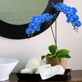 thumbnail image 6 of Artificial Orchid Stems Set of 3 Real Touch Orchid Big Blooms Fake Phalaenopsis Flower Home Wedding Decoration (3 PCS/ 29.5 inch), 6 of 7