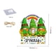 thumbnail image 3 of Decoración para el hogar, adornos decorativos, regalos. Gnomo del Día de San Patricio, tréboles de cuatro hojas, letrero de madera, decoración navideña, letrero de madera, colgante, enano., 3 of 9