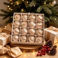 thumbnail image 5 of 16Pcs Christmas Balls Ornaments for Xmas Christmas Tree - 4 Style Shatterproof Christmas Tree Decorations Hanging Ball for Holiday Wedding Party Decoration (16pcs, 2.36"/6CM), 5 of 6