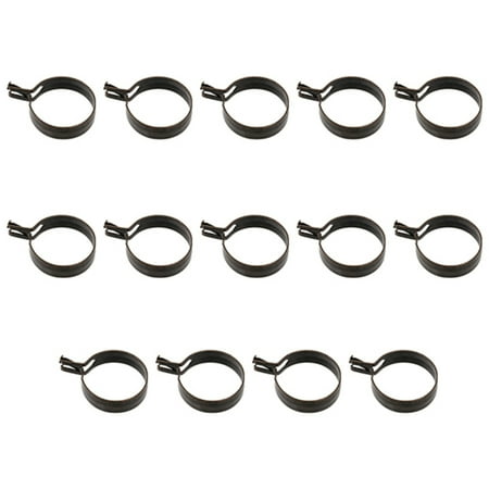 Mainstays Set Of 14 Cafe Curtain Rod Clip Rings Up To 3 4 In