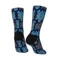 thumbnail image 5 of Uemuo Turtle Pattern Women's Crew Socks, Soft Durable Breathable Moisture-Wicking with Odor Control Cotton socks, 5 of 9