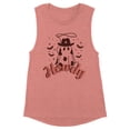 thumbnail image 1 of Country Ghost Howdy Women's Muscle Tank Small Desert Pink, 1 of 5