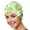 Green/White, variant on Hold'Em Beemo Floral Petal Swim Cap for Women – Retro Style Vintage Bathing Cap Swimming Hat for Long and Short Hair - Black
