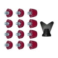 thumbnail image 5 of harayaa 12x Soccer Studs Replacement Spikes Screw in 7mm 10mm Professional Football Shoe dark red, 5 of 9