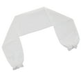thumbnail image 2 of Boléro Châle en Mousseline à Manches Longues pour Femmes Blanc, 2 of 8